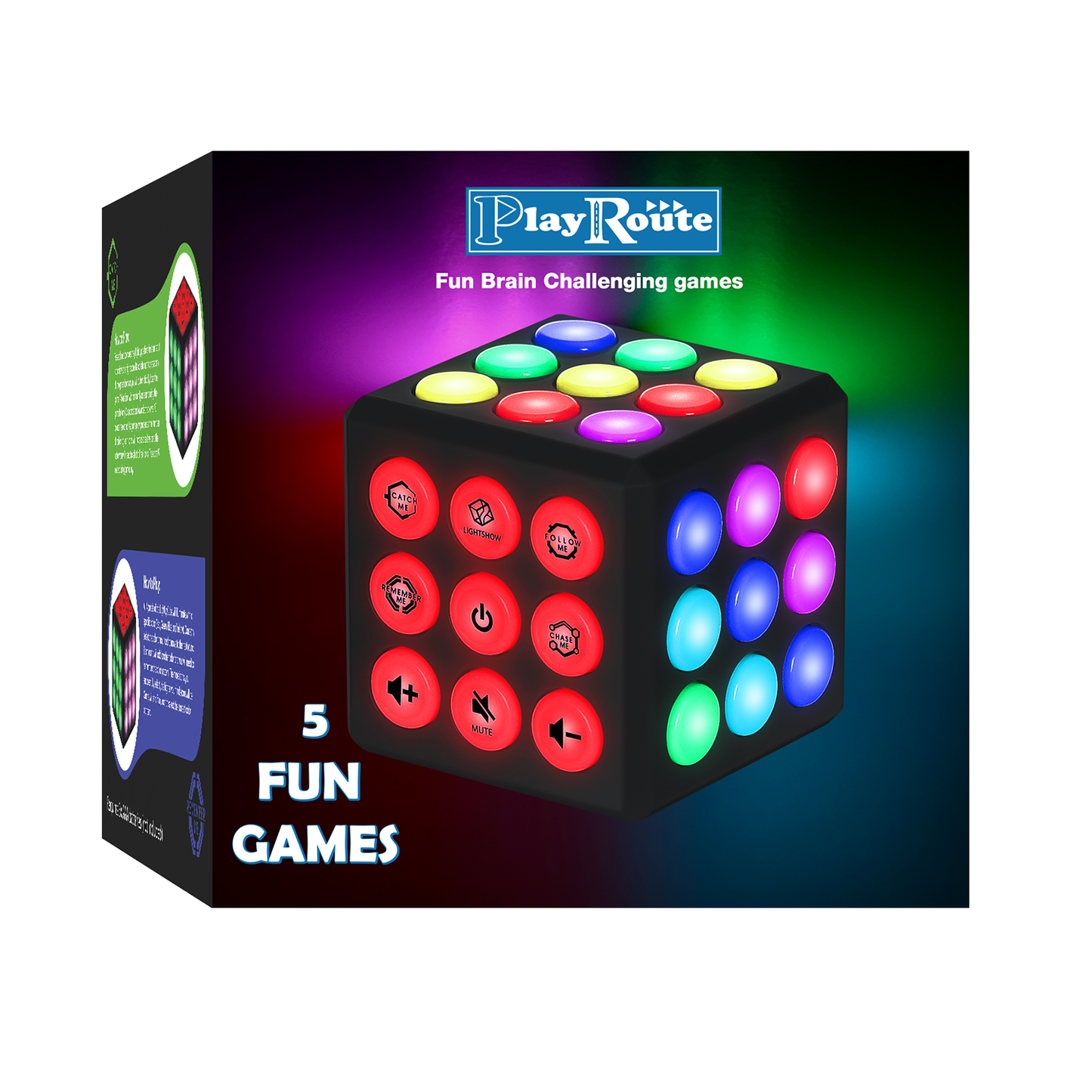 Kids Brain and Memory Cube Toy | 5 Electronic Handheld Games for Kids Boys & Girls Ages 6 7 8 9 10-12 Years Old & Up | STEM Sensory Fidget Toy | Ideal Gift Idea for Kids and Teens