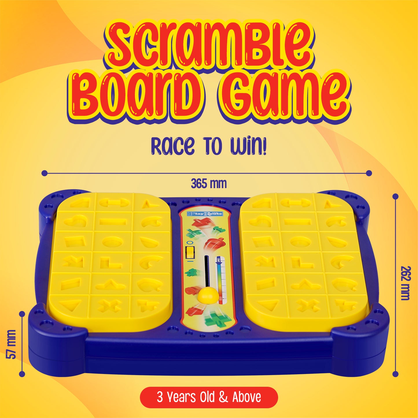 PlayRoute Pop Up Shape Game | Perfection Board Game for Kids Single & Multi Player | Educational Puzzle Toy for Kids Boys & Girls Ages 4-10 Years Old | STEM Montessori Toys for 4 5 6 7 and up