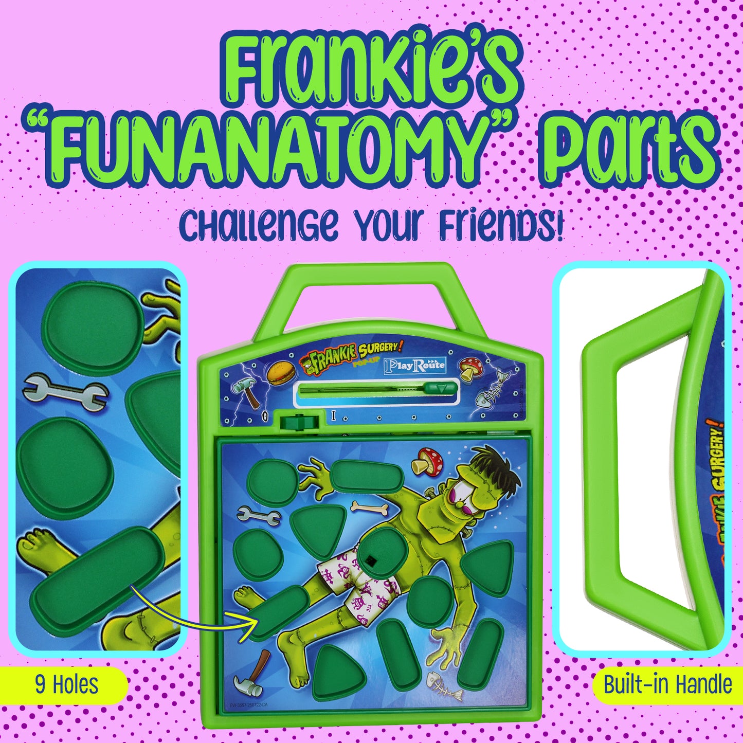 PlayRoute Pop Up Operation Game | Fun Operation Pop Up Board Game for Kids Ages 6-12 Years Old | STEM Toy Concentration Game Teaching Fine Motor Skills – Fun Family Night Game