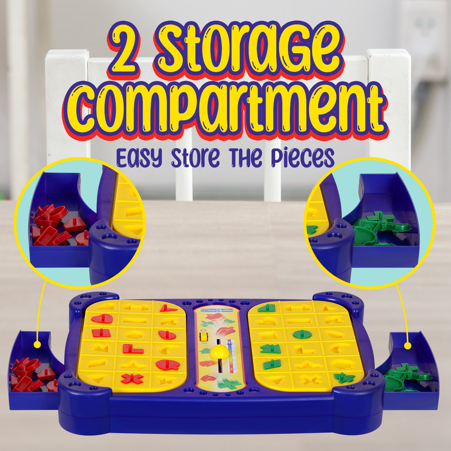 PlayRoute Pop Up Shape Game | Perfection Board Game for Kids Single & Multi Player | Educational Puzzle Toy for Kids Boys & Girls Ages 4-10 Years Old | STEM Montessori Toys for 4 5 6 7 and up